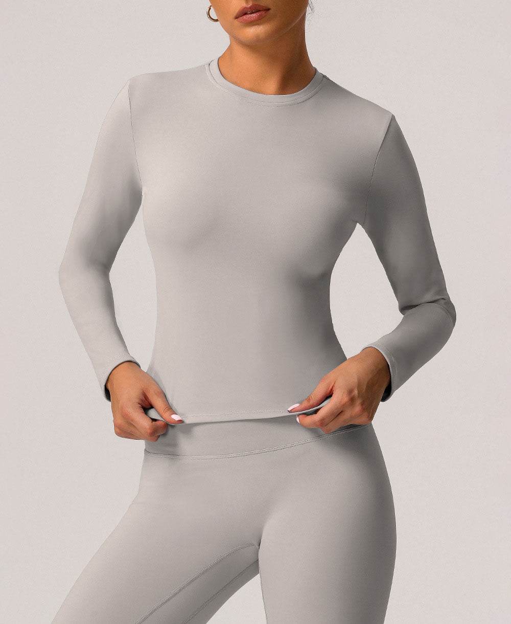 Long Sleeve Slim Fitted T-Shirts Basic Tees