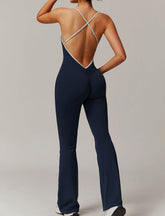 Spaghetti Strap Halter Yoga Bodysuit