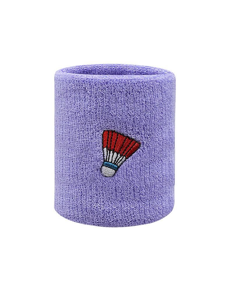Badminton Embroidery Sports Wristband Set