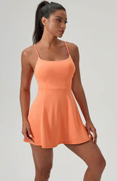 One Piece Tennis Dress with Chest Pad