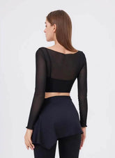 Long Sleeve Mesh Sports T-Shirt