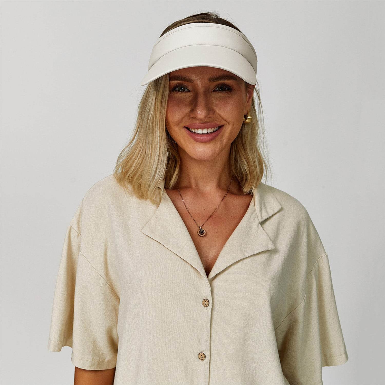 Wide Brim Sports Visor Hats Adjustable Empty Top Cap