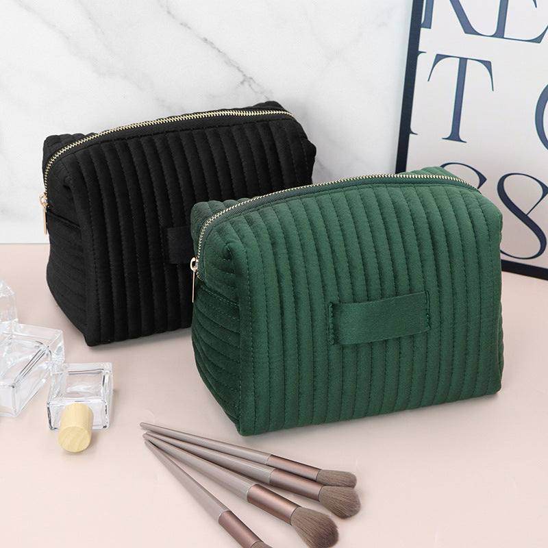 Velvet Makeup Bag Cosmetic Travel Organizer Toiletry Bag