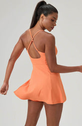 One Piece Tennis Dress with Chest Pad