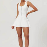Sleeveless Tennis Dress with Built in Shorts and Padded Bra