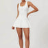 Sleeveless Tennis Dress with Built in Shorts and Padded Bra