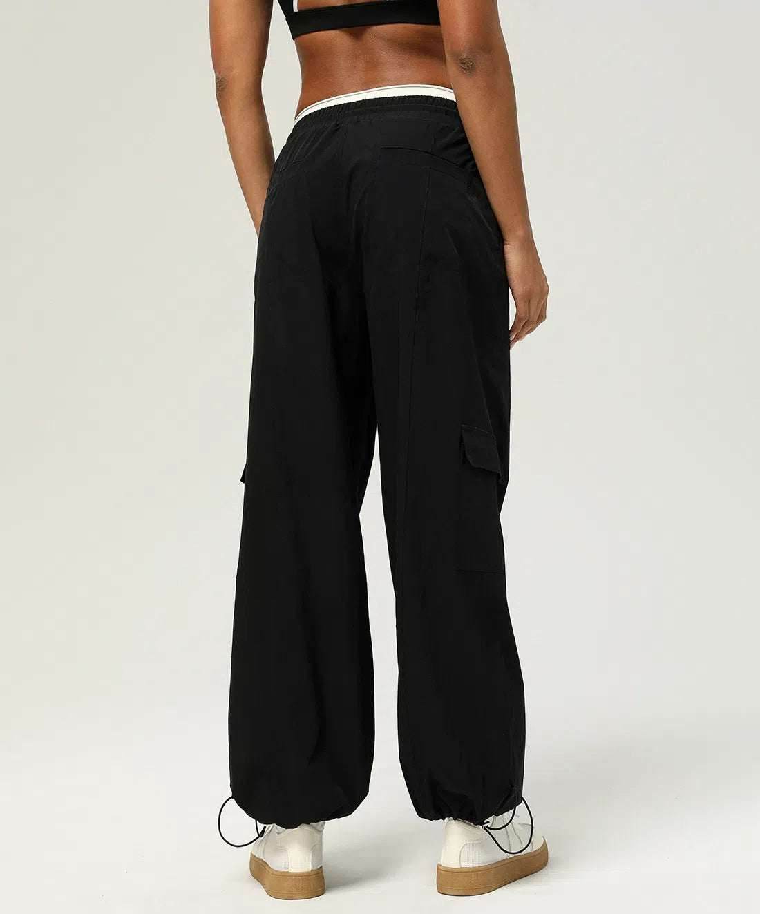 High Waist Casual Jogger Pants With Pockets
