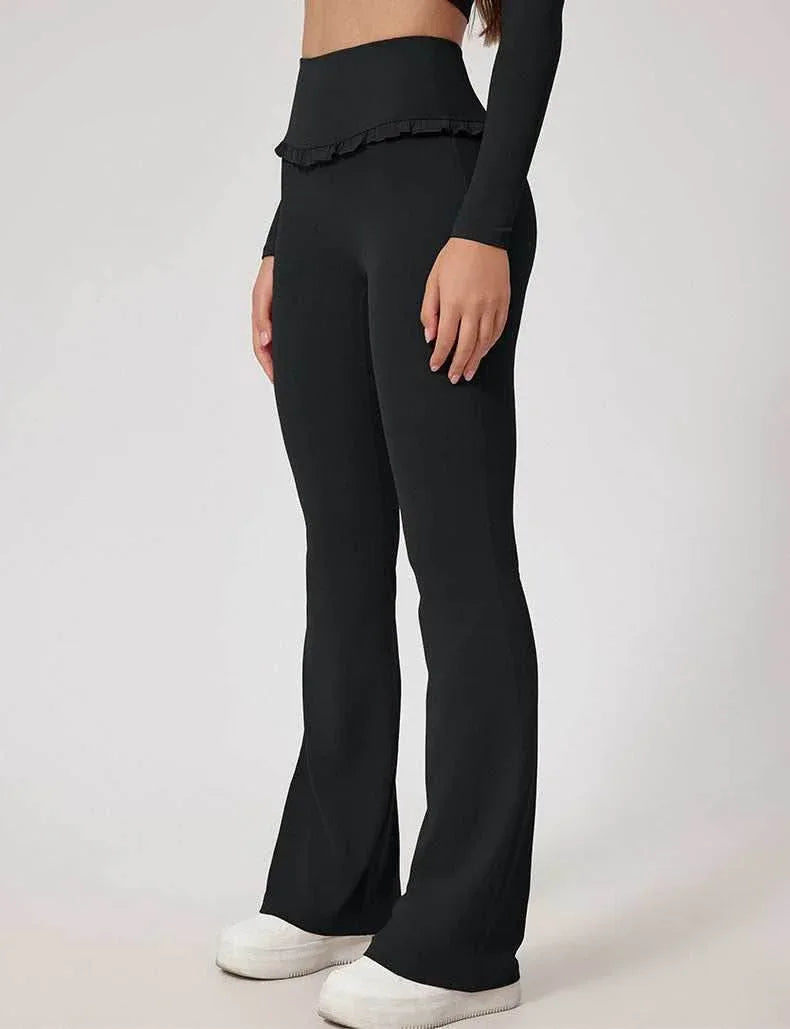 Yoga Flounce Flare Leggings -