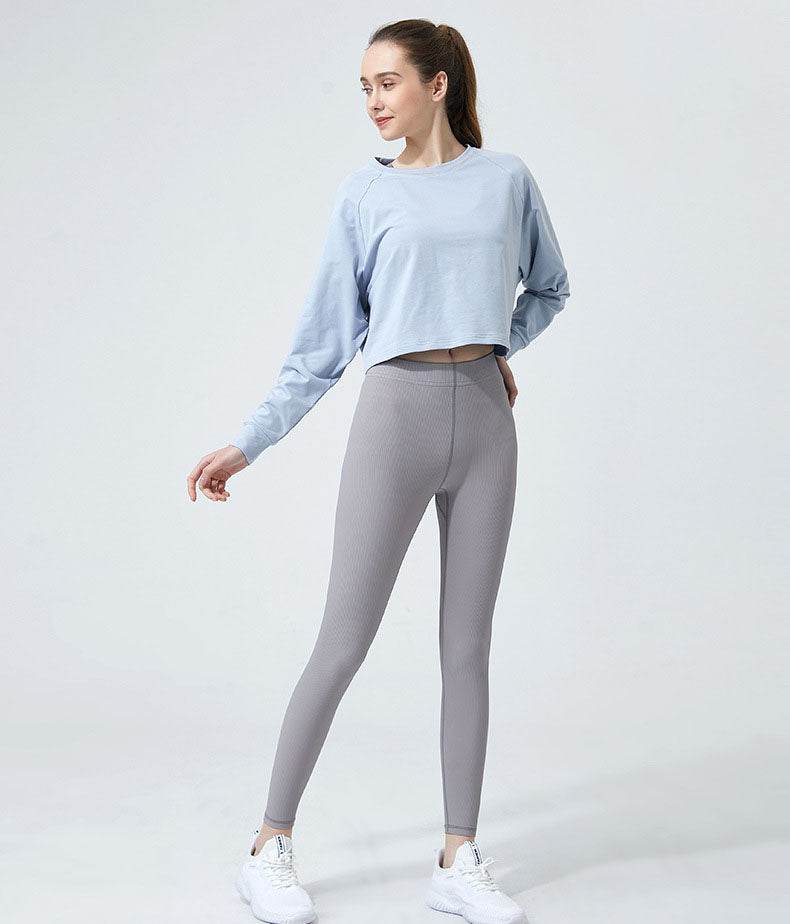 Long Sleeve Crop Yoga T-Shirt