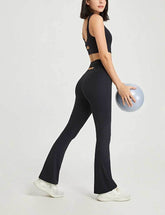 Cross Back Yoga Flare Leggings