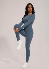 Solid Color Yoga Sports Set