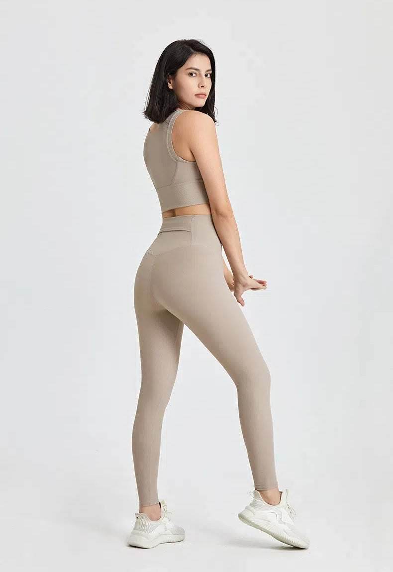 High Waist Tummy Control Leggings with Pockets