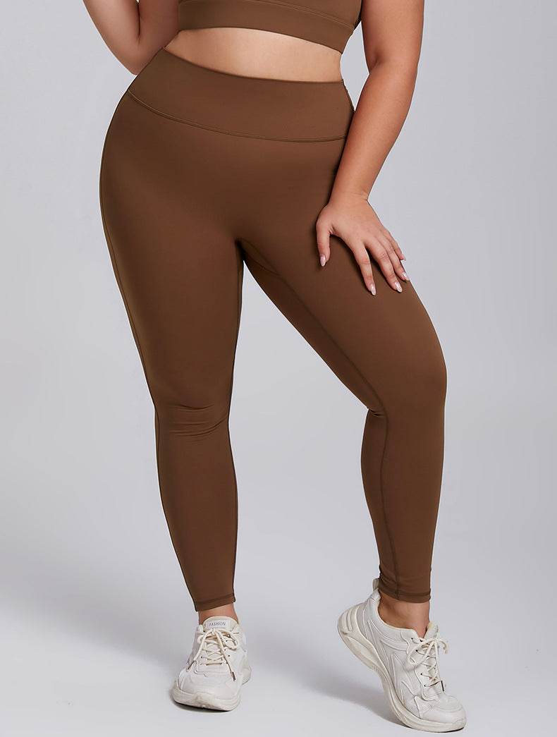 Plus Size High Waist Tummy Control Yoga Leggings