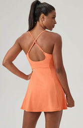 One Piece Tennis Dress with Chest Pad
