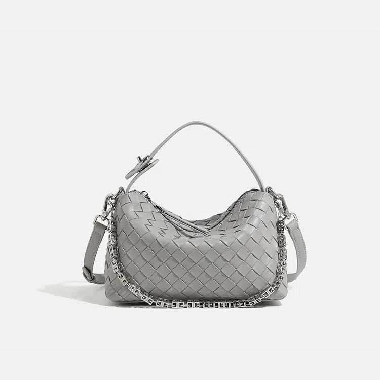 Woven Leather Tote Bag