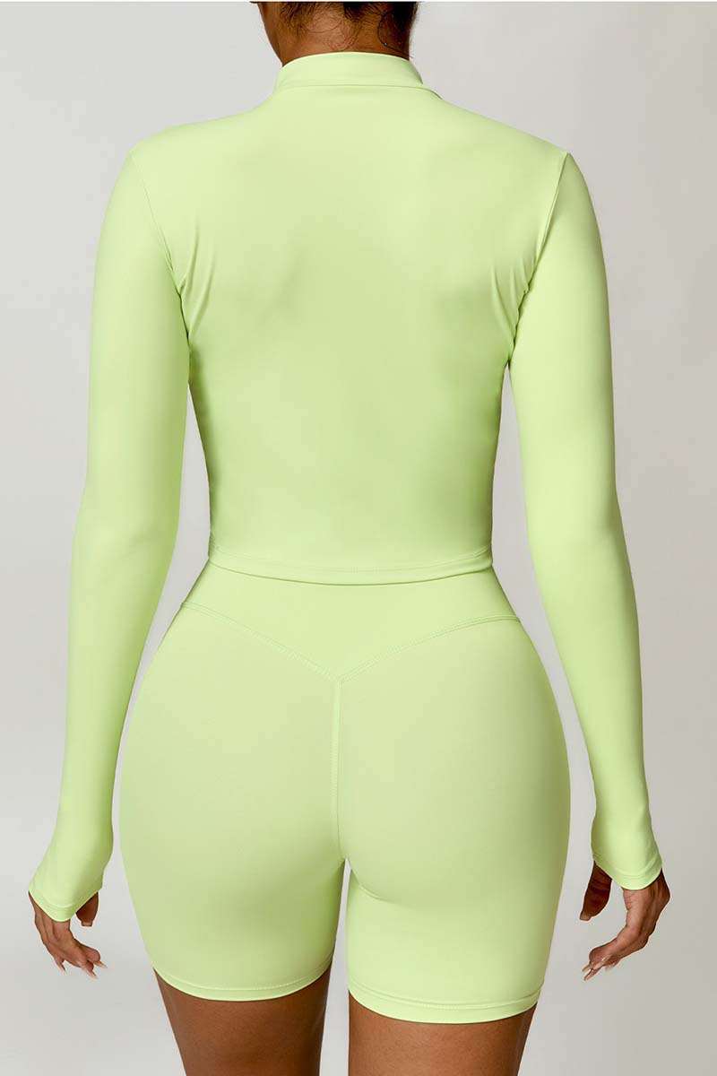 Long Sleeve Zip Up Jacket | Fashion Meets Function for Active Women