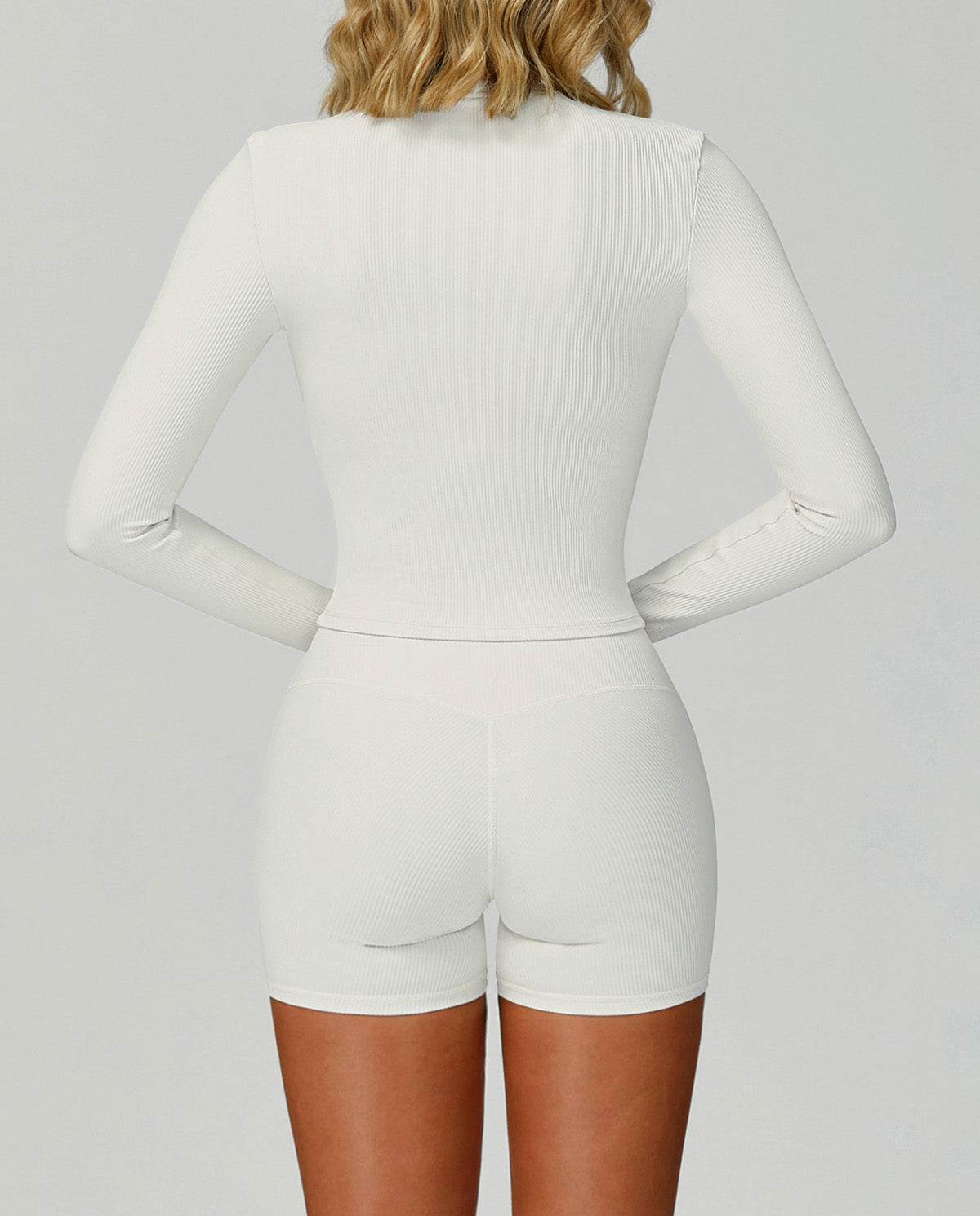 Long Sleeve Full Zip Running Jacket
