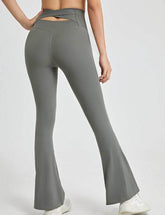 Cross Back Yoga Flare Leggings