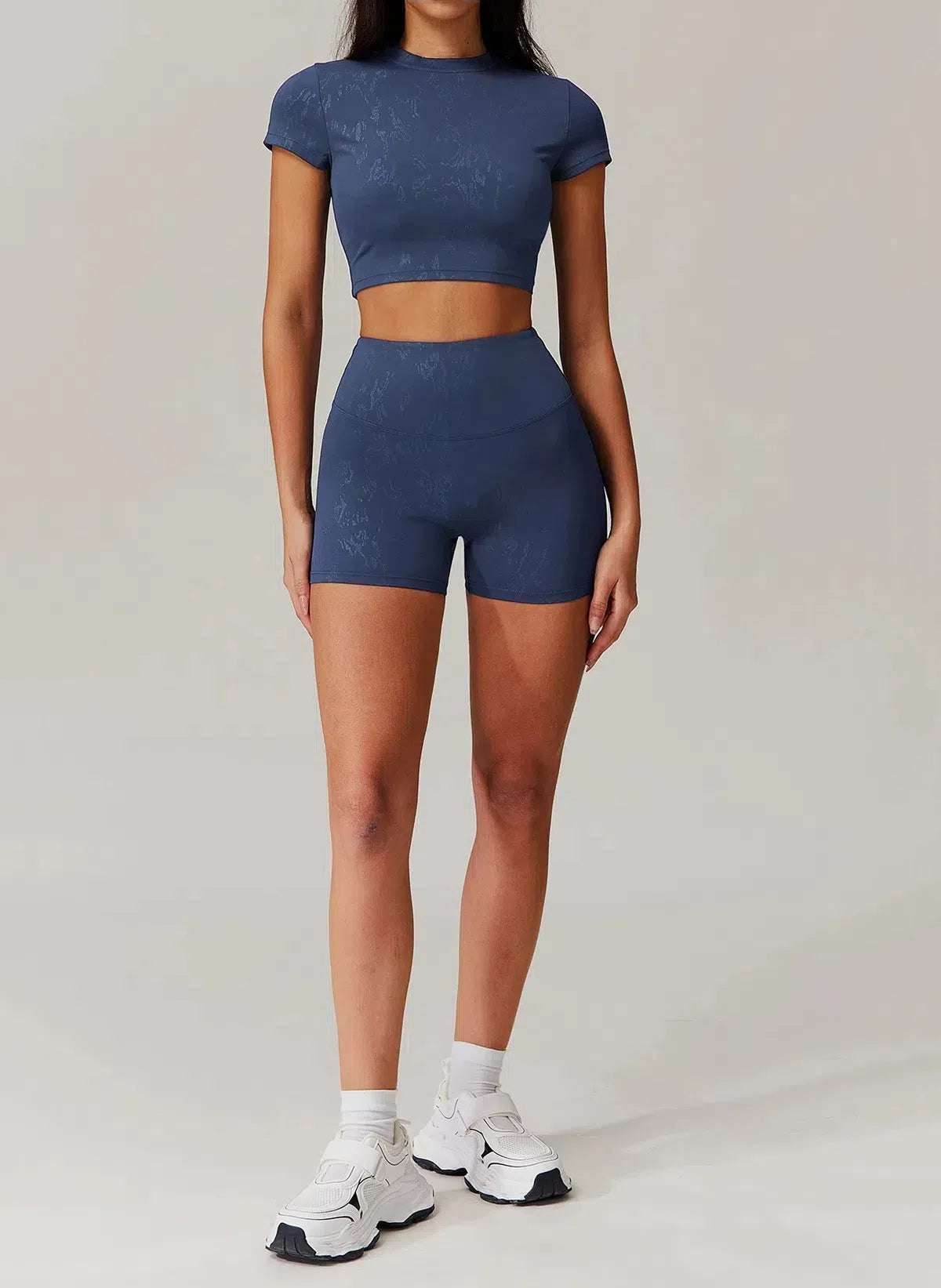 Sports Set With Short Sleeve T-Shirt and Short