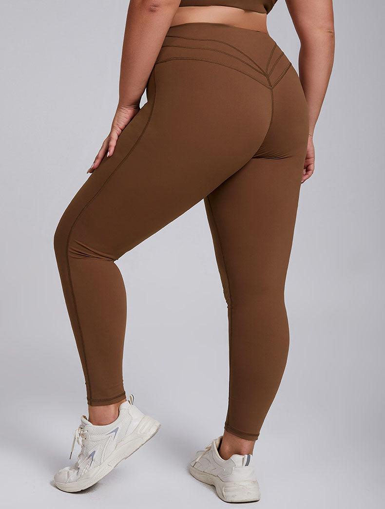 Plus Size High Waist Tummy Control Yoga Leggings