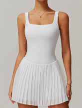 One Piece Tennis Dress With Inside Shorts and Pockets