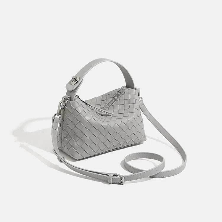 Woven Leather Tote Bag