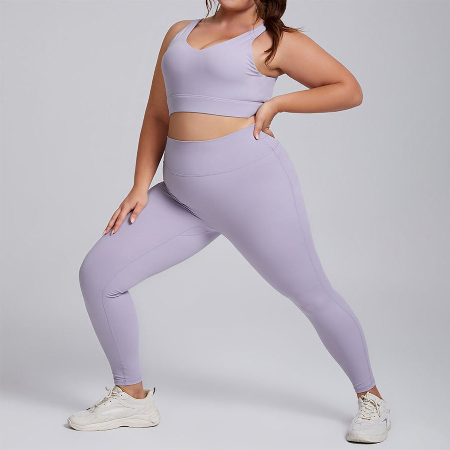 Workout Sets with Cross Back Sports Bra and Legging