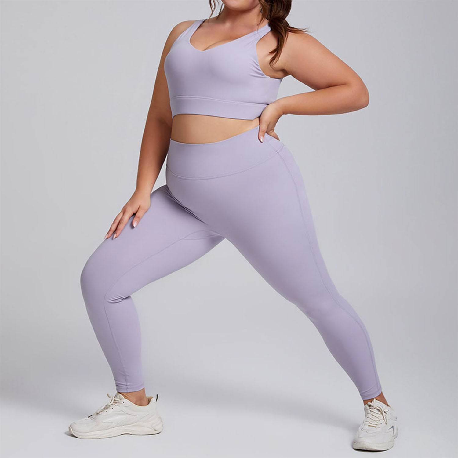 Workout Sets with Cross Back Sports Bra and Legging