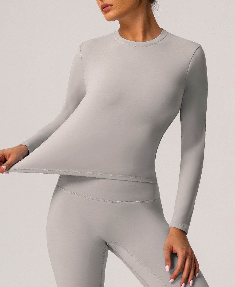 Long Sleeve Slim Fitted T-Shirts Basic Tees