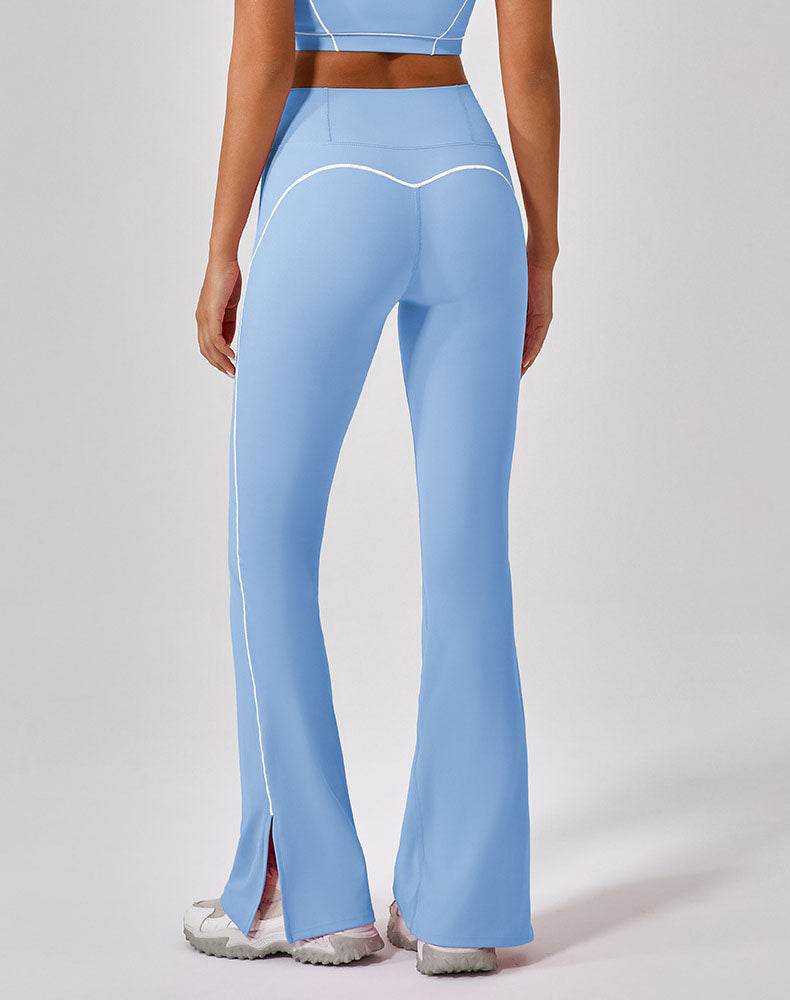 Tummy Control Wide Leg Yoga Flared Pants