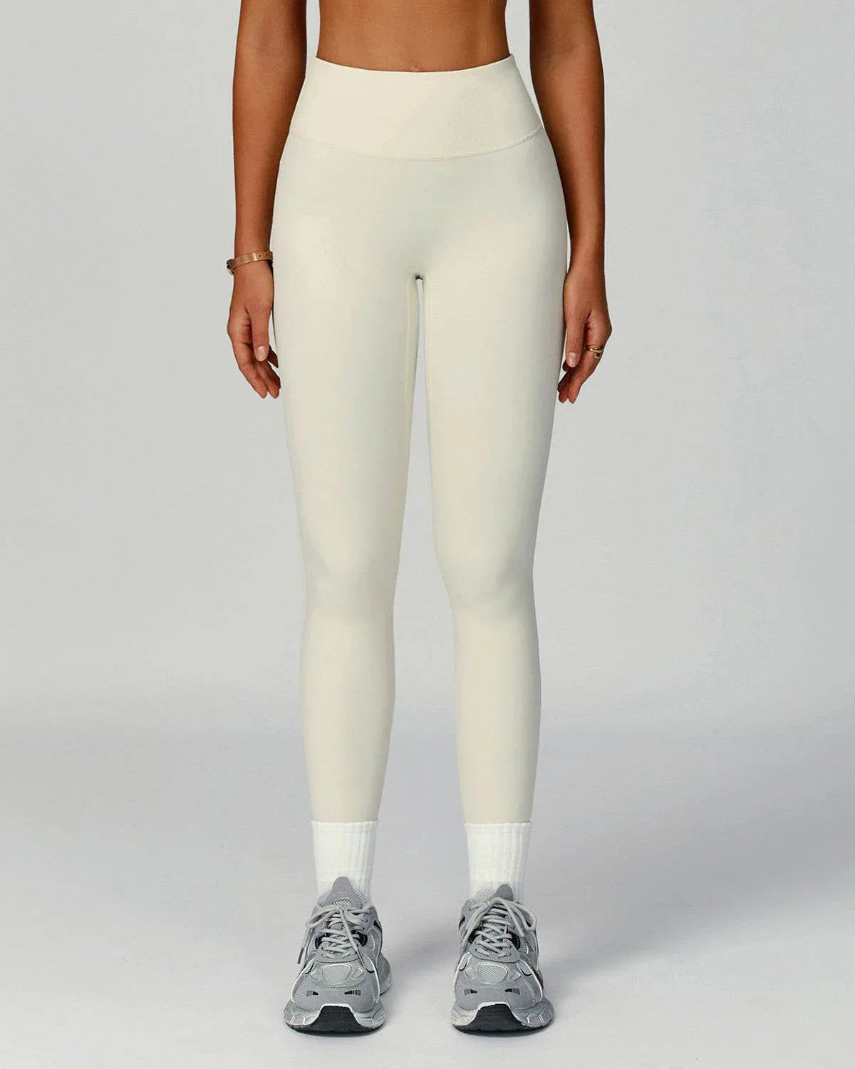 High Waist No T-line Sport Legging - Cream Apricot