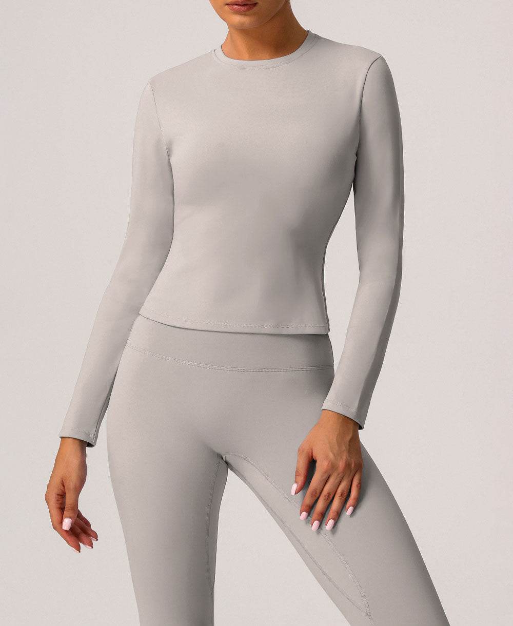 Long Sleeve Slim Fitted T-Shirts Basic Tees