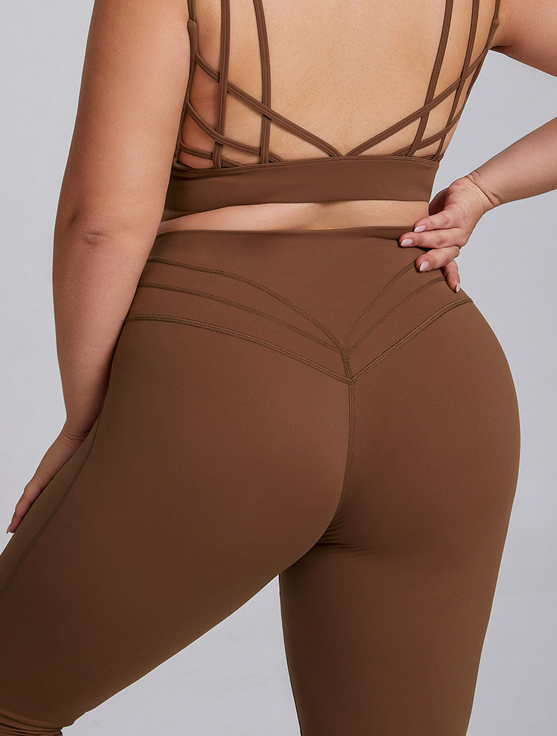 Plus Size High Waist Tummy Control Yoga Leggings