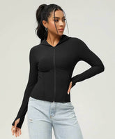 Slim Fit Long Sleeve Sports Coat With Hooded