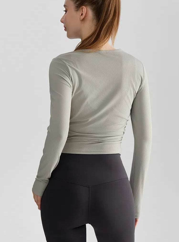 Long Sleeve Yoga T-Shirts -