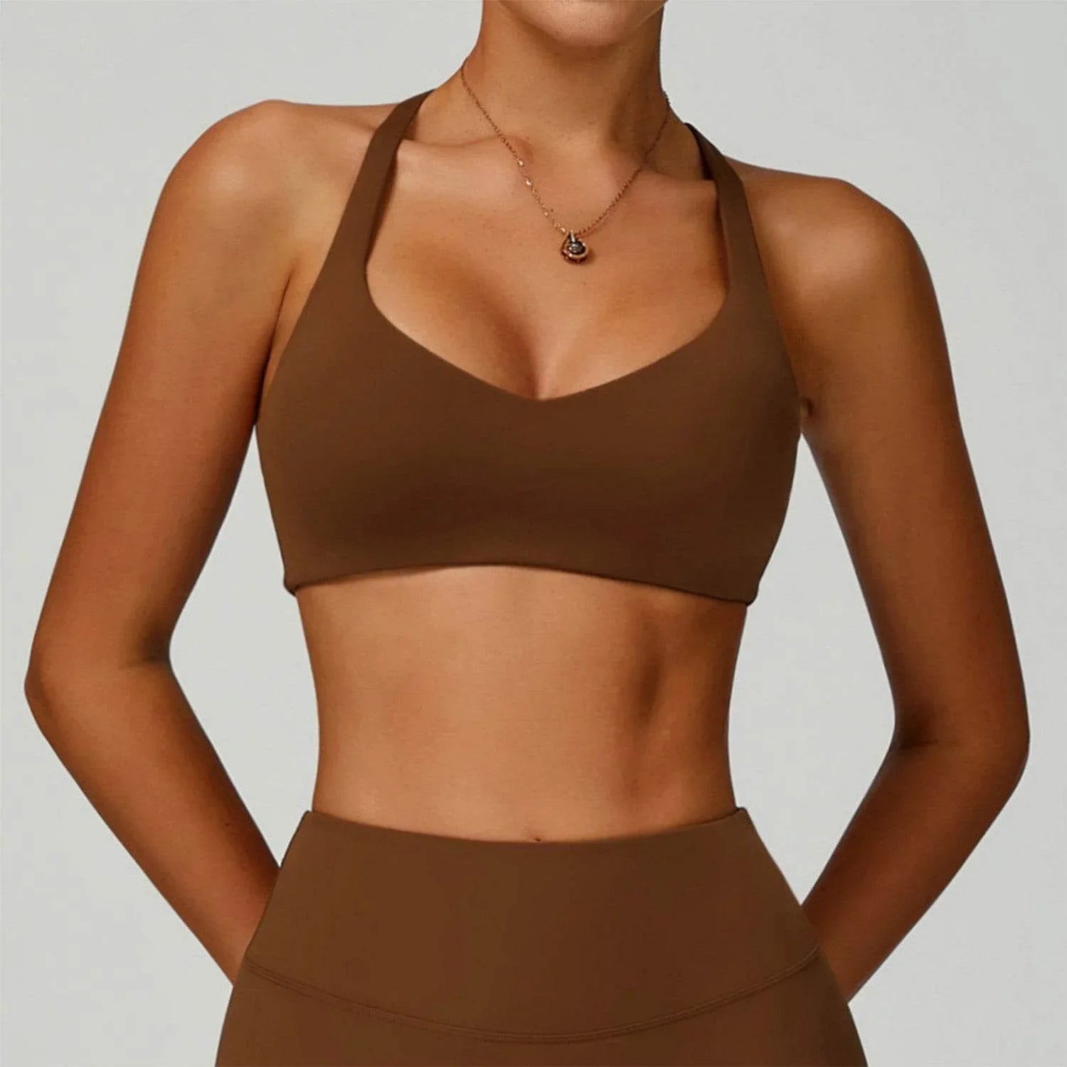 X Shaped Back Sports Bras with Removable Chest Pad -