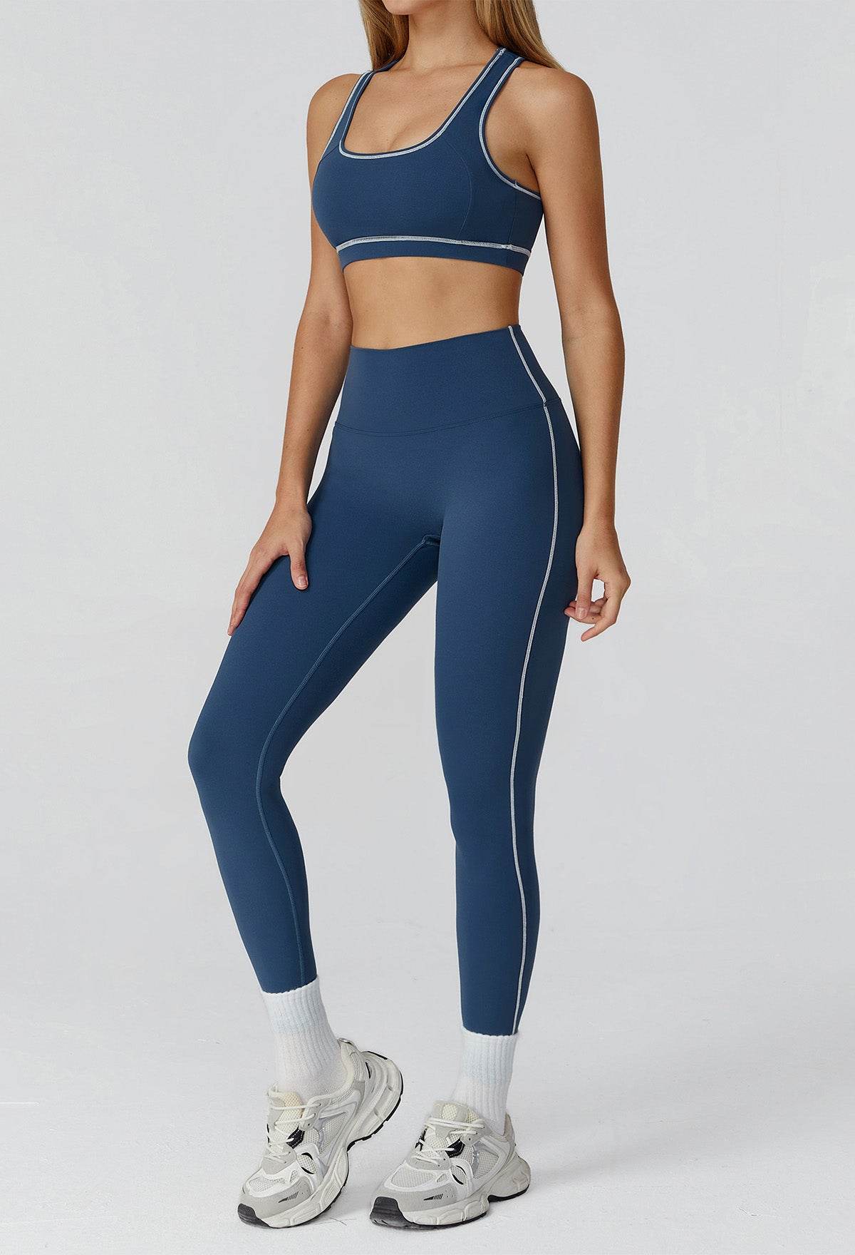 Athletic Wear with Racerback Sports Bra and Legging