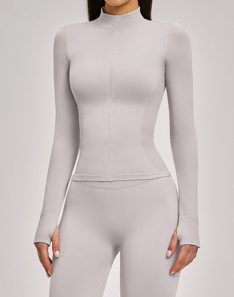Slim Fit Full Zip Sports Jacket