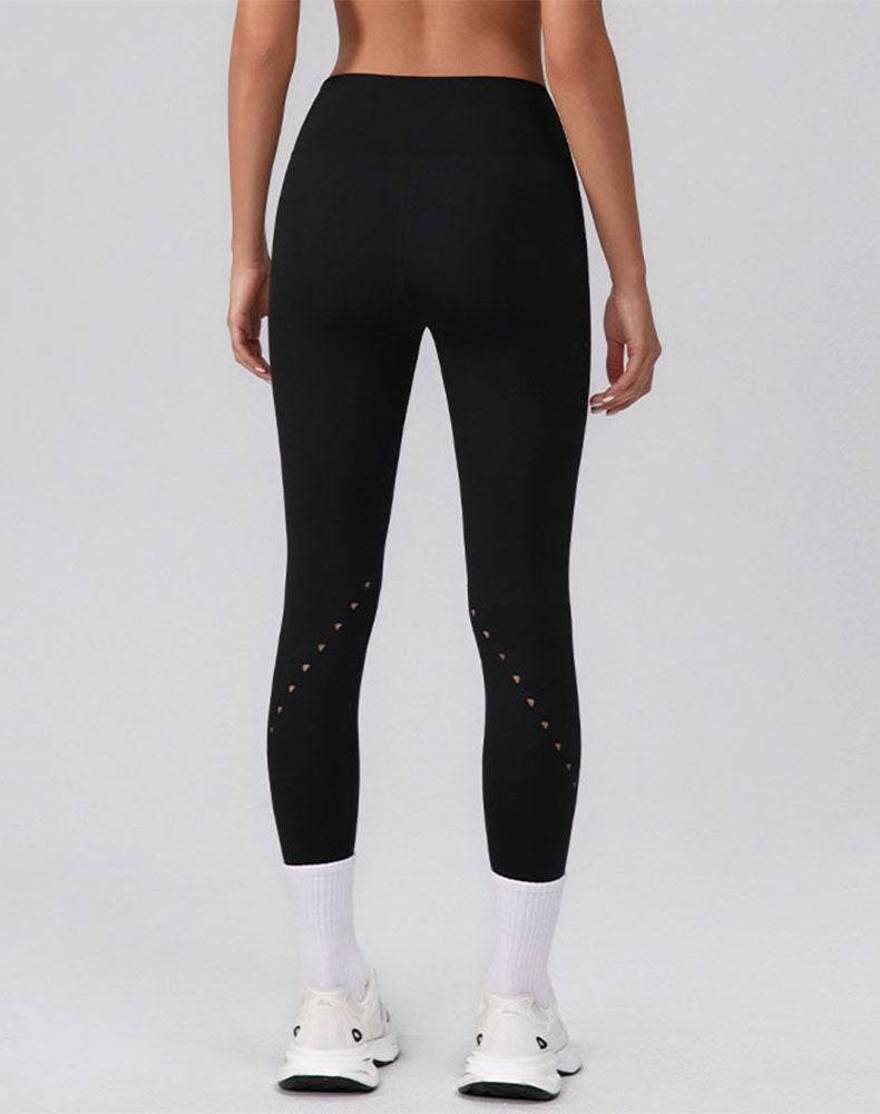 High Waist Tummy Control Hollow Out Yoga Leggings -