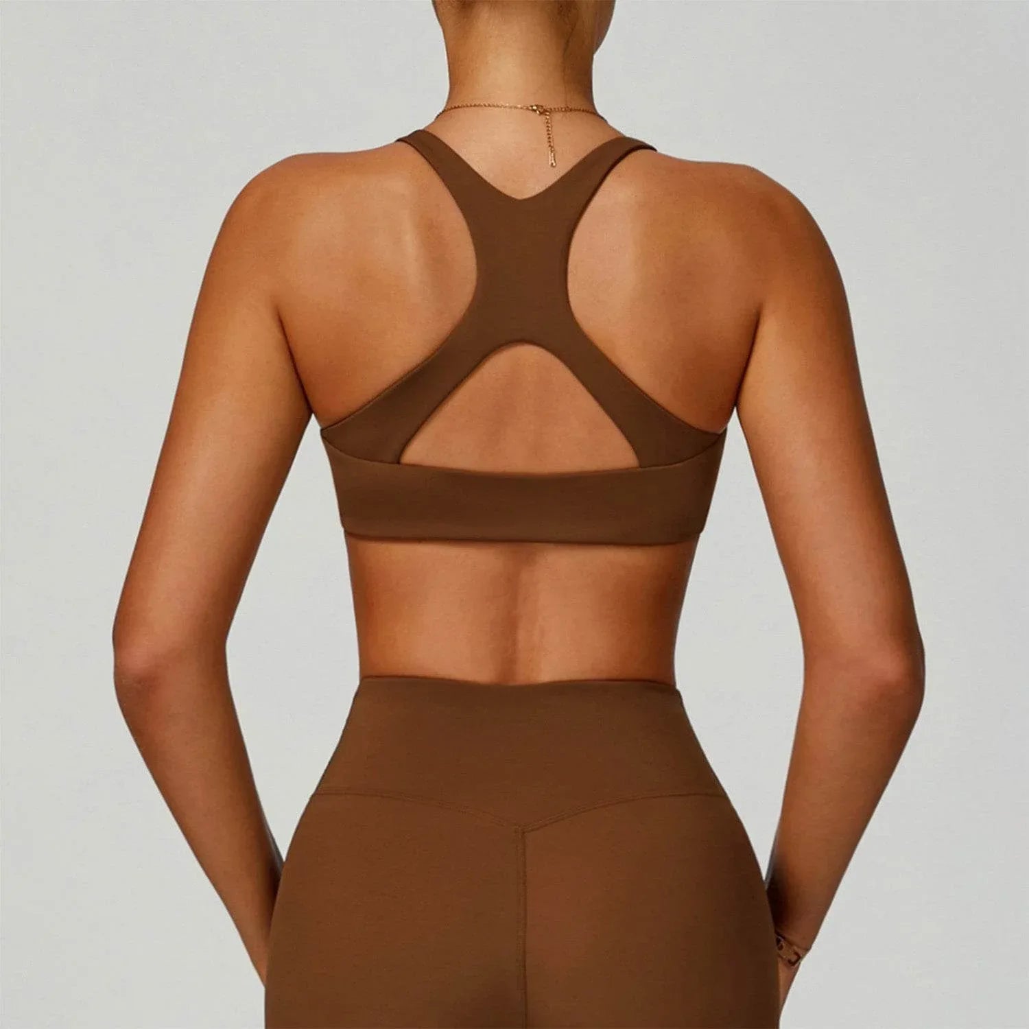 X Shaped Back Sports Bras with Removable Chest Pad -