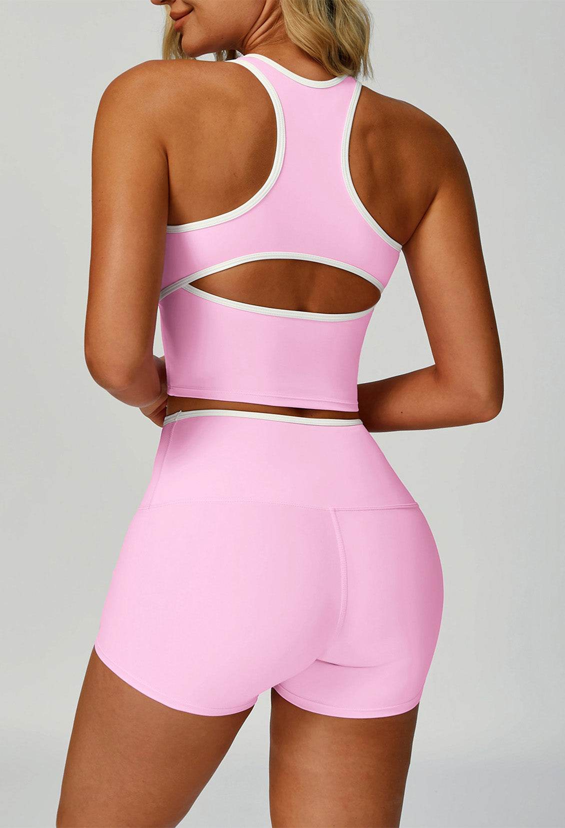 V Neckline Racerback Sports Tank Top