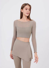 Long Sleeve Mesh Sports T-Shirt