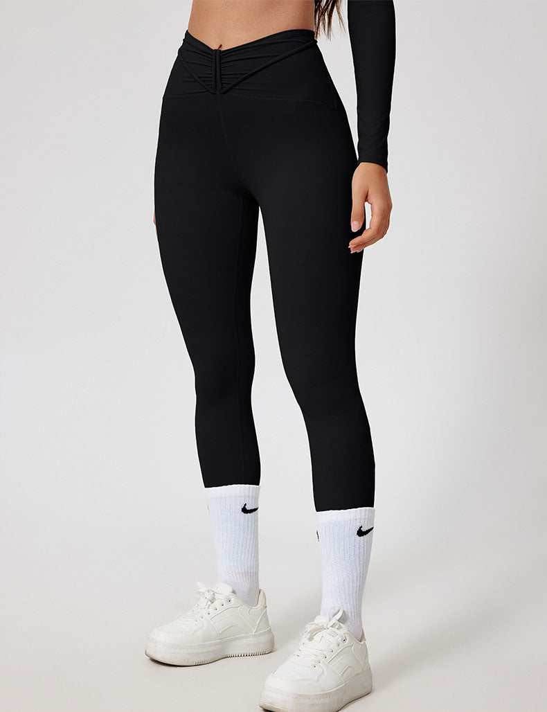 V Shape High Waist Yoga Leggings