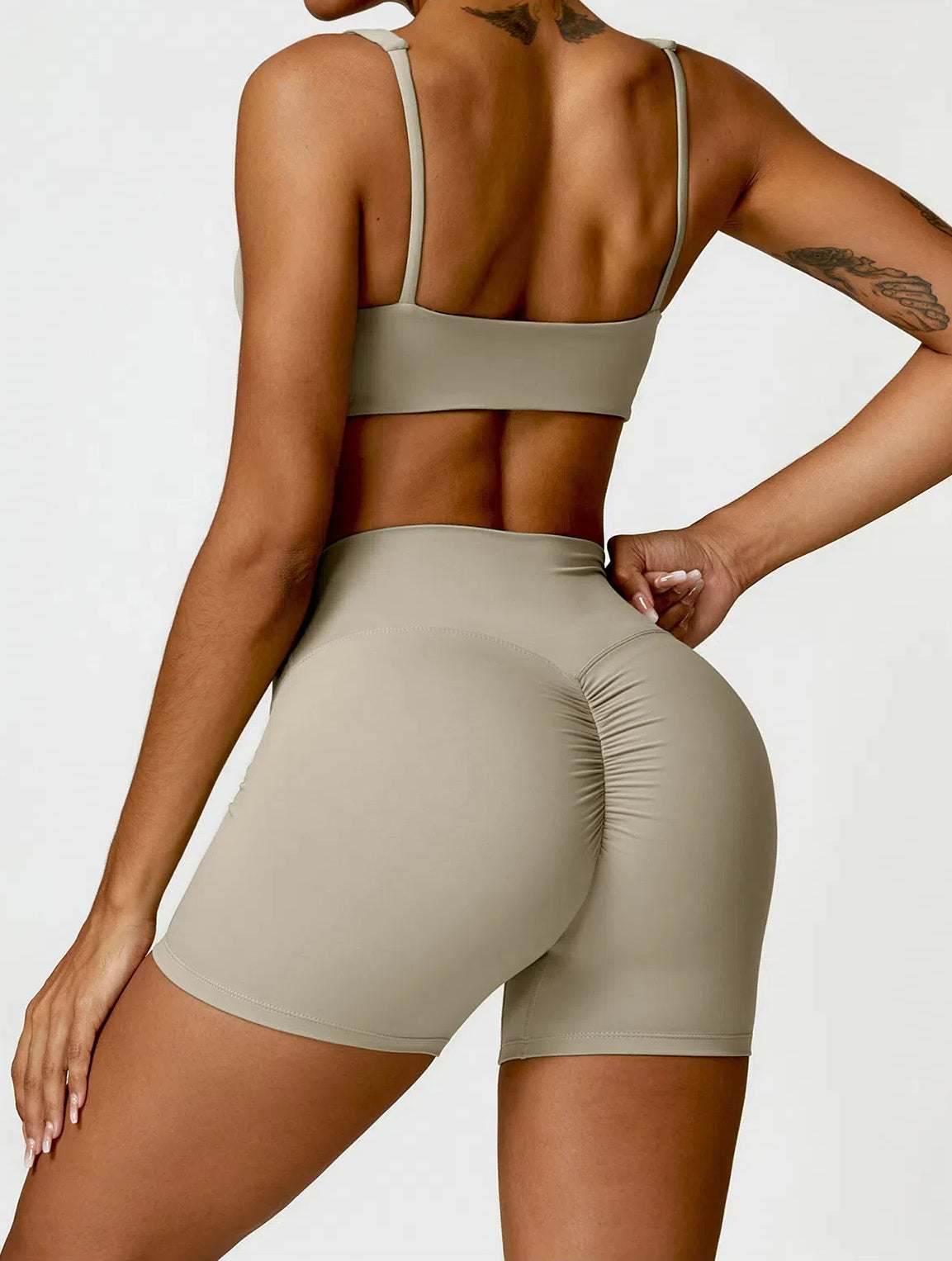 Fitness Clothing Yoga Set With Bra and Shorts
