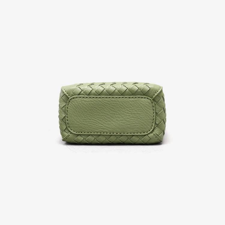 Solid Color Braided Woven Tote Bag