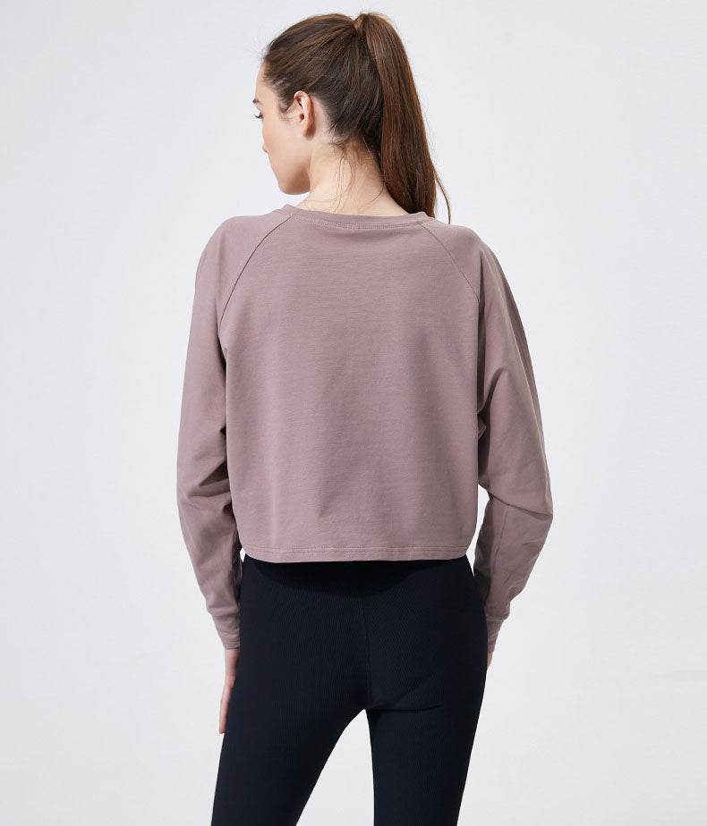 Long Sleeve Crop Yoga T-Shirt