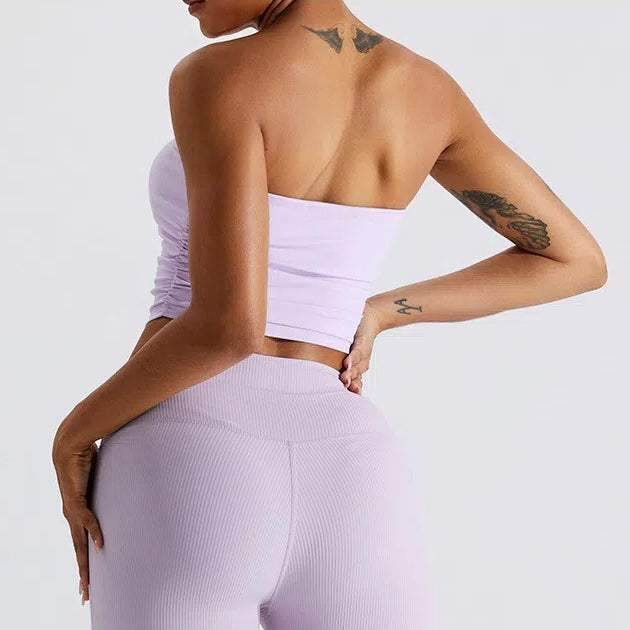 No Strap Bandeau Sports Bra -