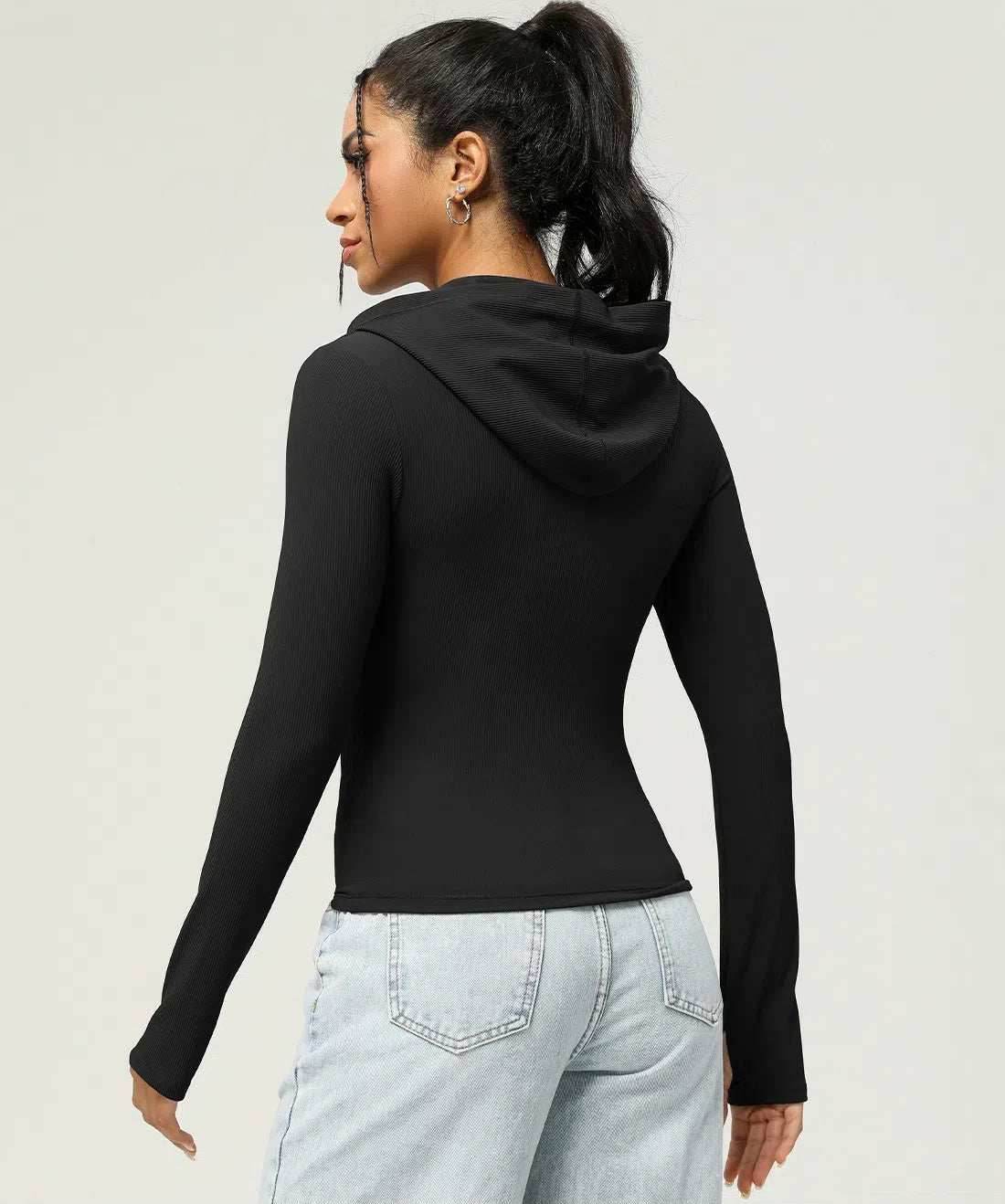 Slim Fit Long Sleeve Sports Coat With Hooded