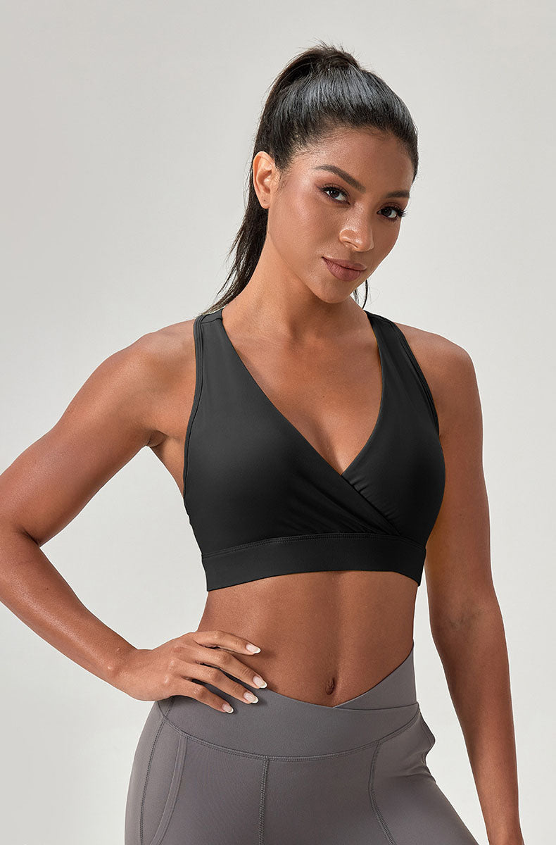 Two Ways Twist Racerback Sports Bra