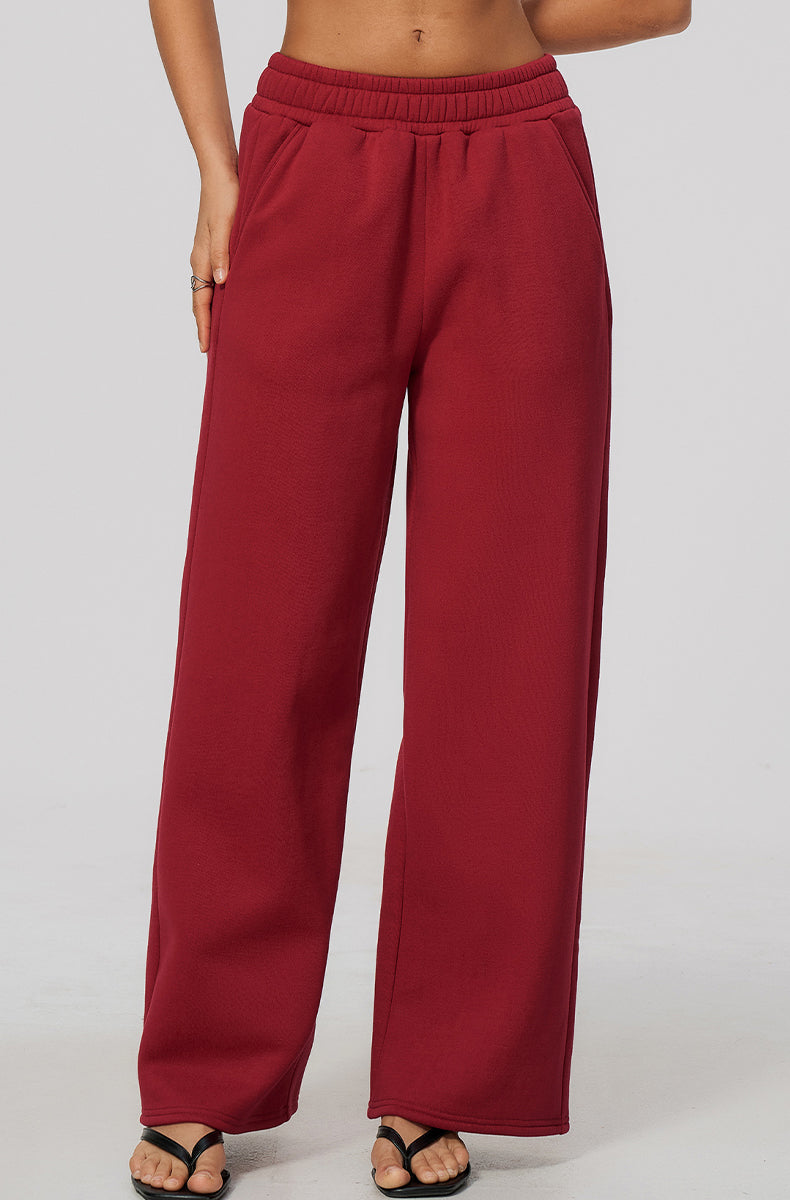 Wide Leg Casual Sweatpants with Pockets